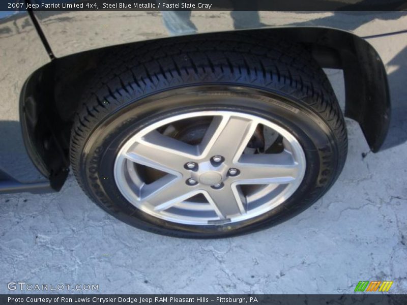 Steel Blue Metallic / Pastel Slate Gray 2007 Jeep Patriot Limited 4x4