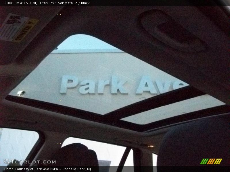 Titanium Silver Metallic / Black 2008 BMW X5 4.8i