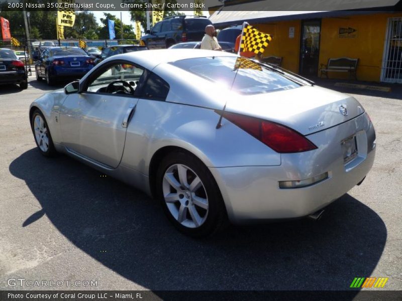 Chrome Silver / Carbon Black 2003 Nissan 350Z Enthusiast Coupe