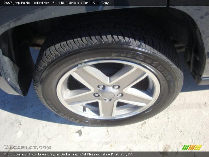 Steel Blue Metallic / Pastel Slate Gray 2007 Jeep Patriot Limited 4x4