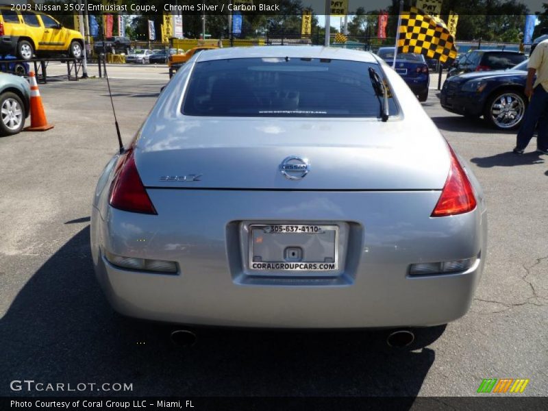 Chrome Silver / Carbon Black 2003 Nissan 350Z Enthusiast Coupe