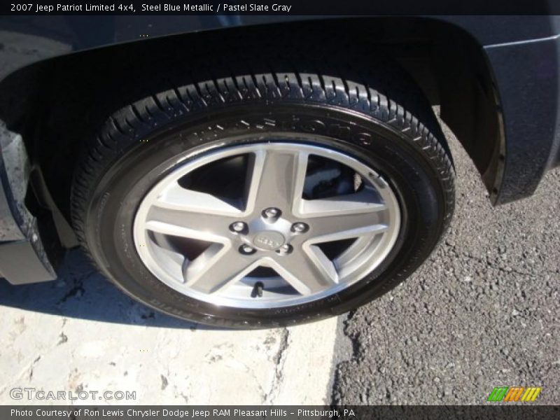 Steel Blue Metallic / Pastel Slate Gray 2007 Jeep Patriot Limited 4x4