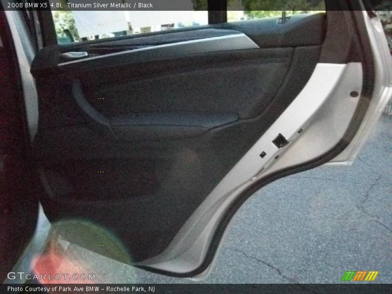Titanium Silver Metallic / Black 2008 BMW X5 4.8i