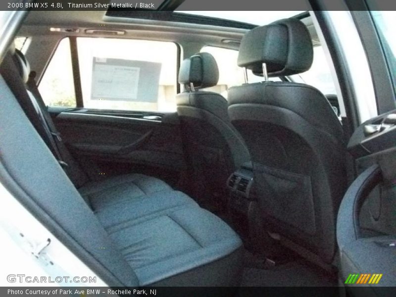 Titanium Silver Metallic / Black 2008 BMW X5 4.8i