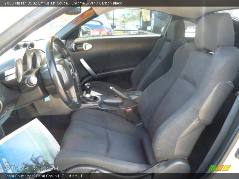 Chrome Silver / Carbon Black 2003 Nissan 350Z Enthusiast Coupe