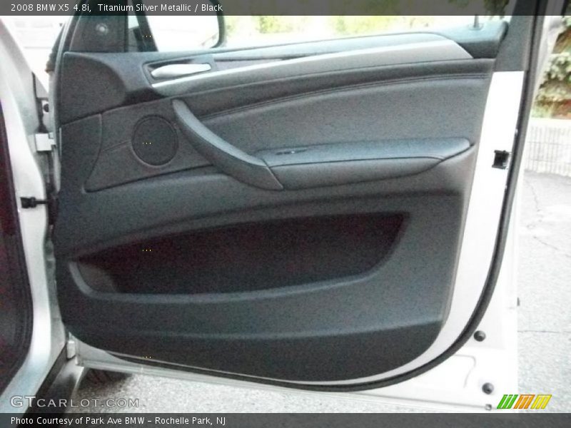 Titanium Silver Metallic / Black 2008 BMW X5 4.8i