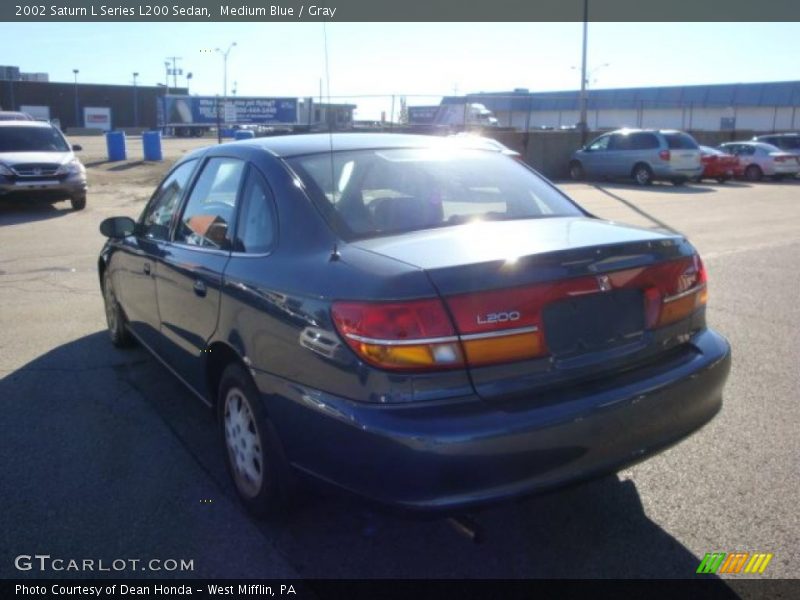 Medium Blue / Gray 2002 Saturn L Series L200 Sedan