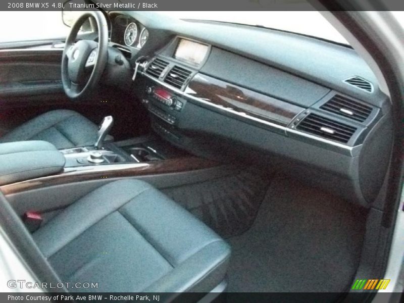 Titanium Silver Metallic / Black 2008 BMW X5 4.8i