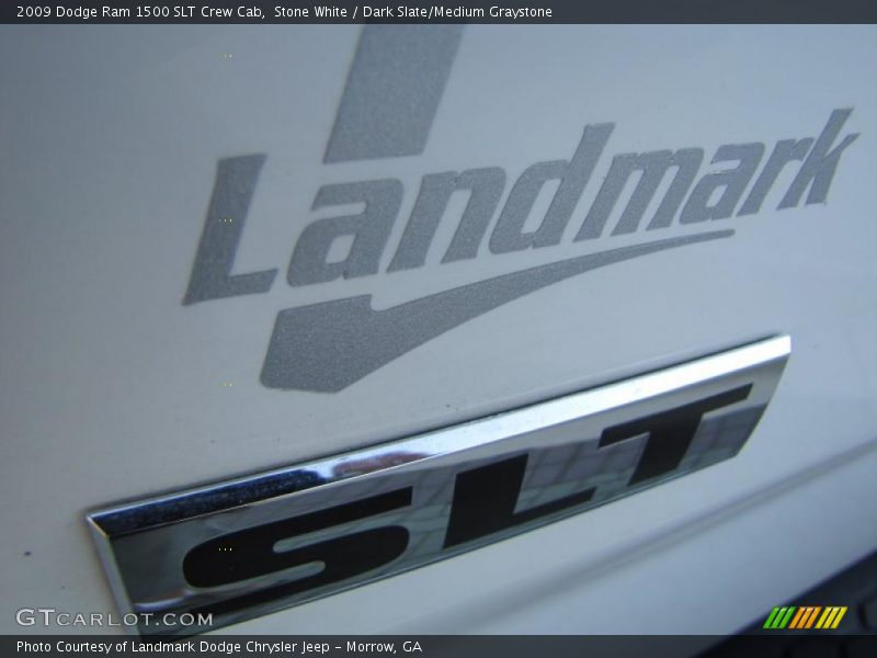 Stone White / Dark Slate/Medium Graystone 2009 Dodge Ram 1500 SLT Crew Cab