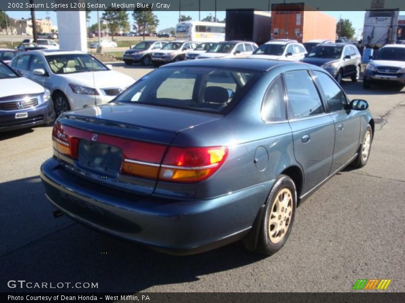 Medium Blue / Gray 2002 Saturn L Series L200 Sedan