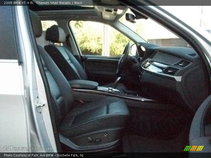 Titanium Silver Metallic / Black 2008 BMW X5 4.8i