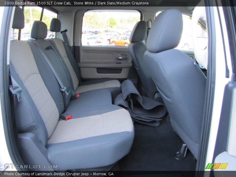 Stone White / Dark Slate/Medium Graystone 2009 Dodge Ram 1500 SLT Crew Cab