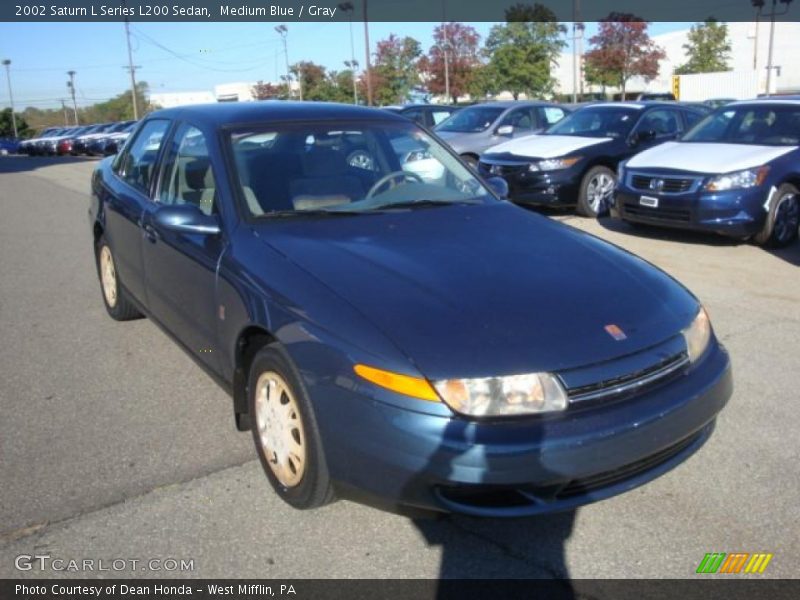 Medium Blue / Gray 2002 Saturn L Series L200 Sedan
