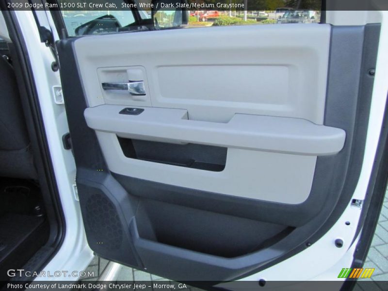 Stone White / Dark Slate/Medium Graystone 2009 Dodge Ram 1500 SLT Crew Cab