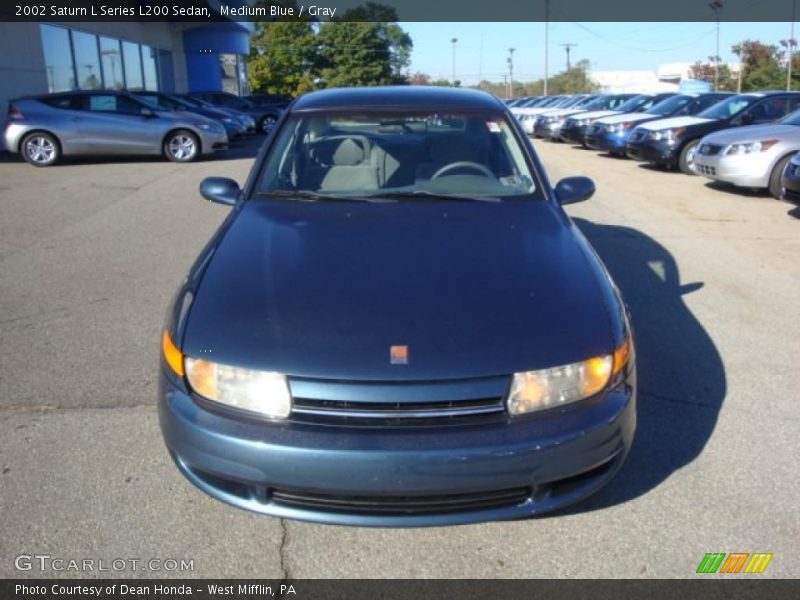 Medium Blue / Gray 2002 Saturn L Series L200 Sedan