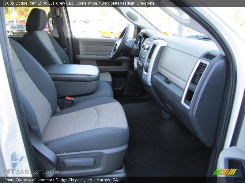 Stone White / Dark Slate/Medium Graystone 2009 Dodge Ram 1500 SLT Crew Cab