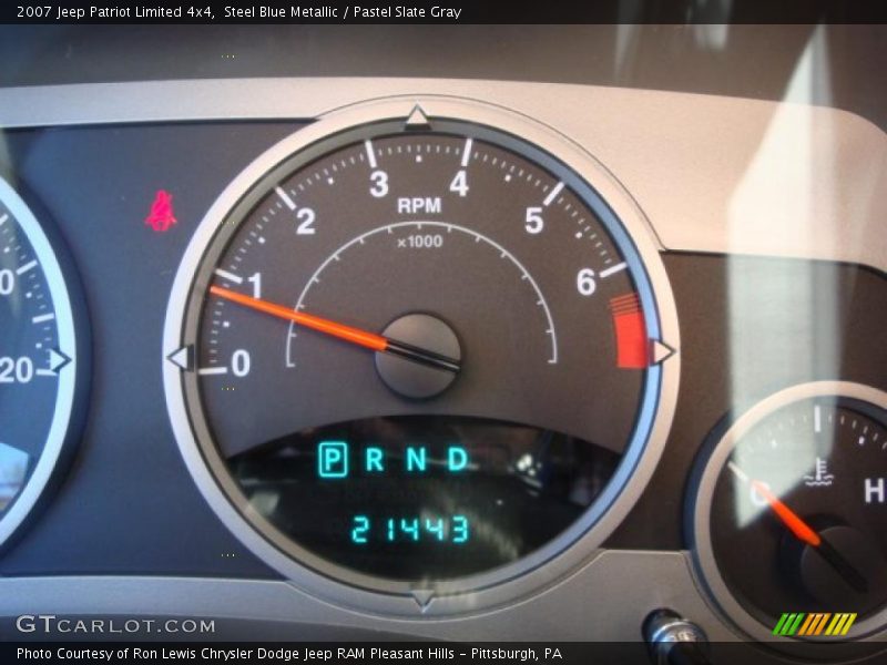 Steel Blue Metallic / Pastel Slate Gray 2007 Jeep Patriot Limited 4x4