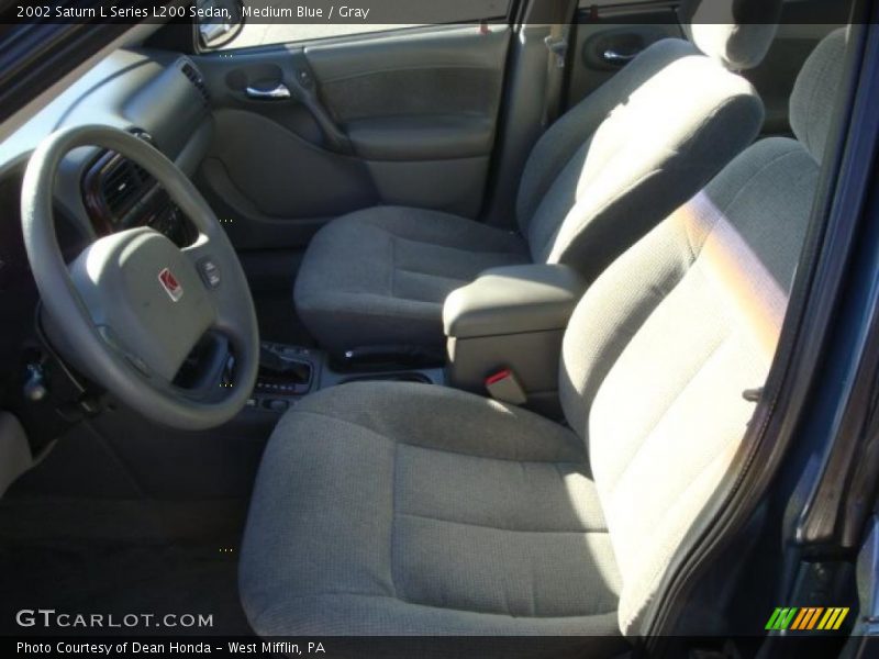 Medium Blue / Gray 2002 Saturn L Series L200 Sedan