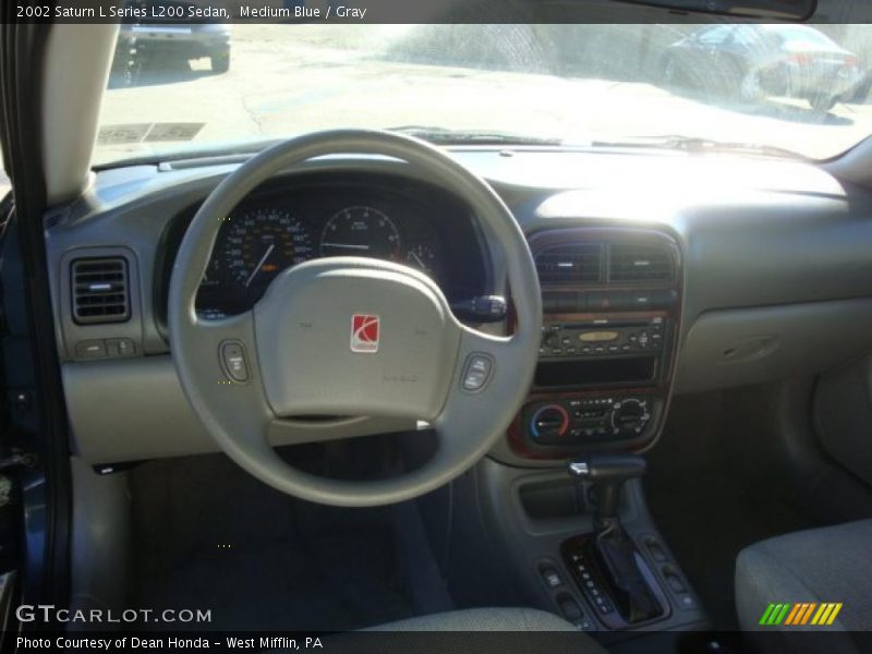 Medium Blue / Gray 2002 Saturn L Series L200 Sedan