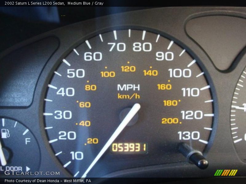 Medium Blue / Gray 2002 Saturn L Series L200 Sedan