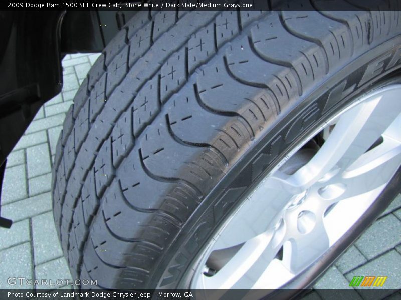 Stone White / Dark Slate/Medium Graystone 2009 Dodge Ram 1500 SLT Crew Cab
