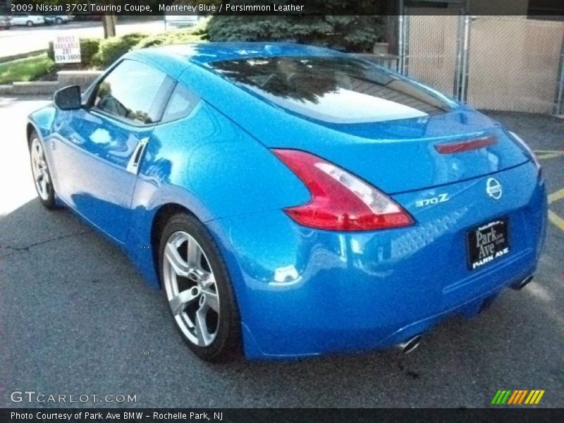 Monterey Blue / Persimmon Leather 2009 Nissan 370Z Touring Coupe