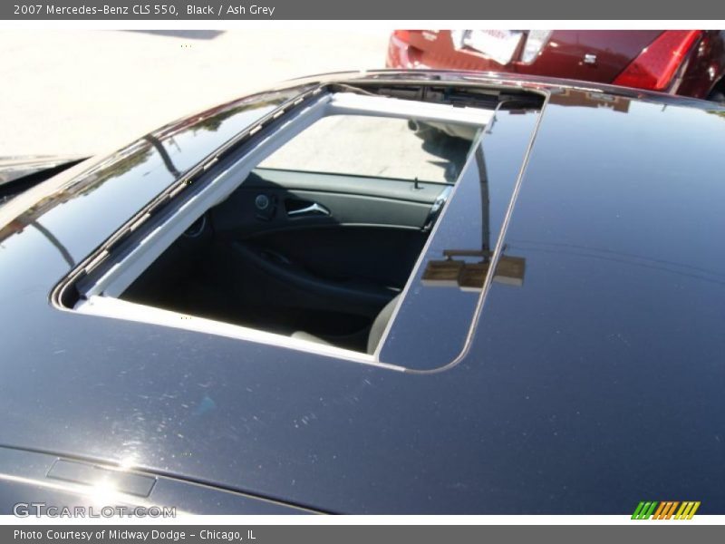Black / Ash Grey 2007 Mercedes-Benz CLS 550