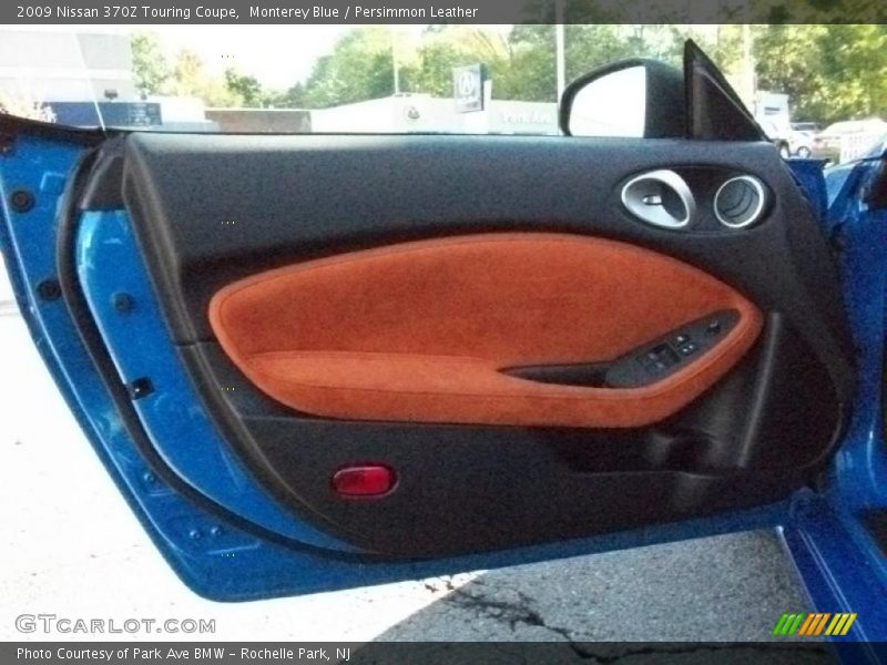 Monterey Blue / Persimmon Leather 2009 Nissan 370Z Touring Coupe