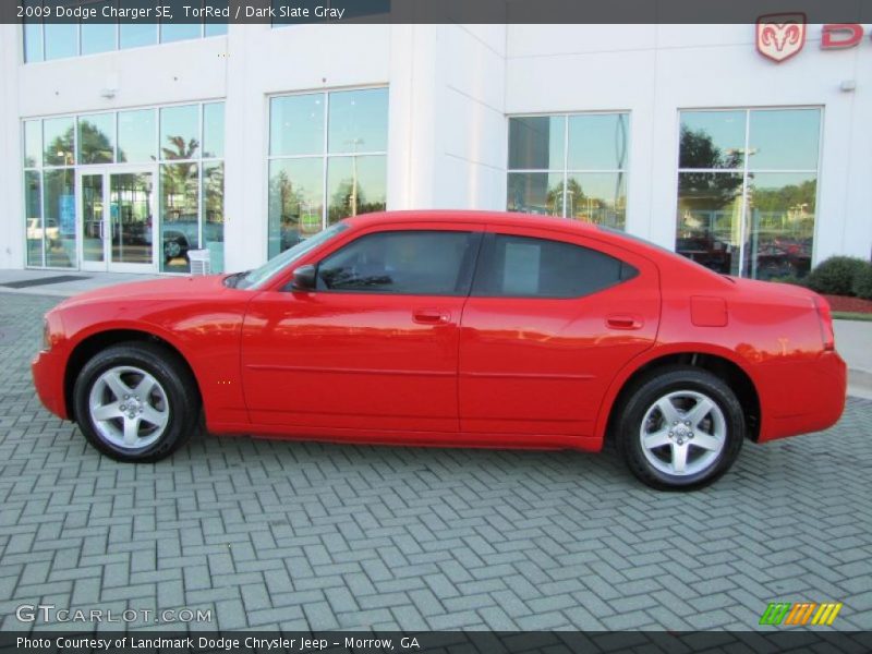 TorRed / Dark Slate Gray 2009 Dodge Charger SE