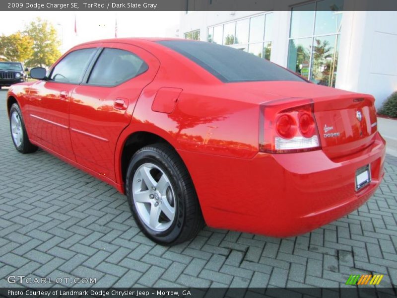 TorRed / Dark Slate Gray 2009 Dodge Charger SE