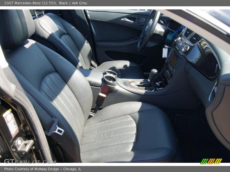 Black / Ash Grey 2007 Mercedes-Benz CLS 550