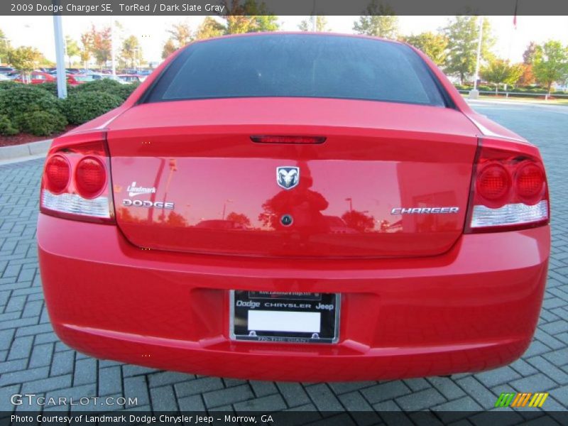 TorRed / Dark Slate Gray 2009 Dodge Charger SE