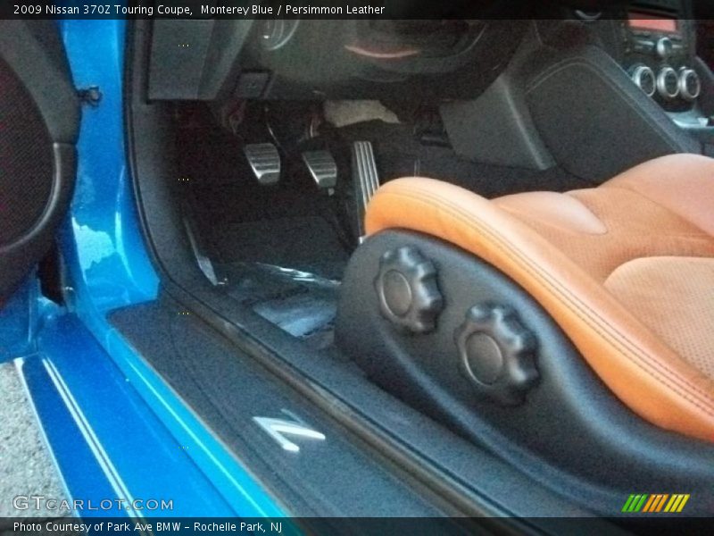 Monterey Blue / Persimmon Leather 2009 Nissan 370Z Touring Coupe