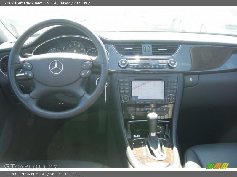 Black / Ash Grey 2007 Mercedes-Benz CLS 550