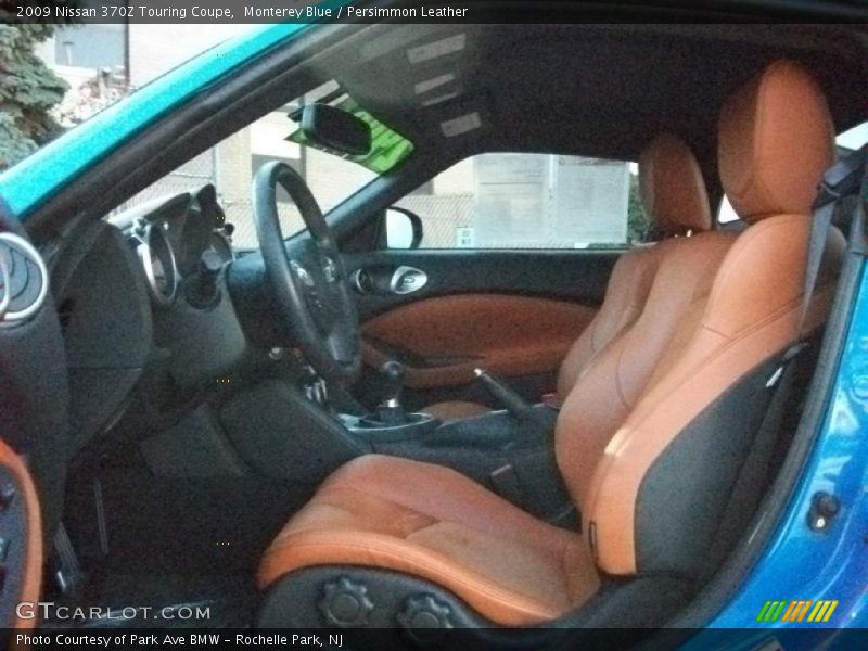 Monterey Blue / Persimmon Leather 2009 Nissan 370Z Touring Coupe