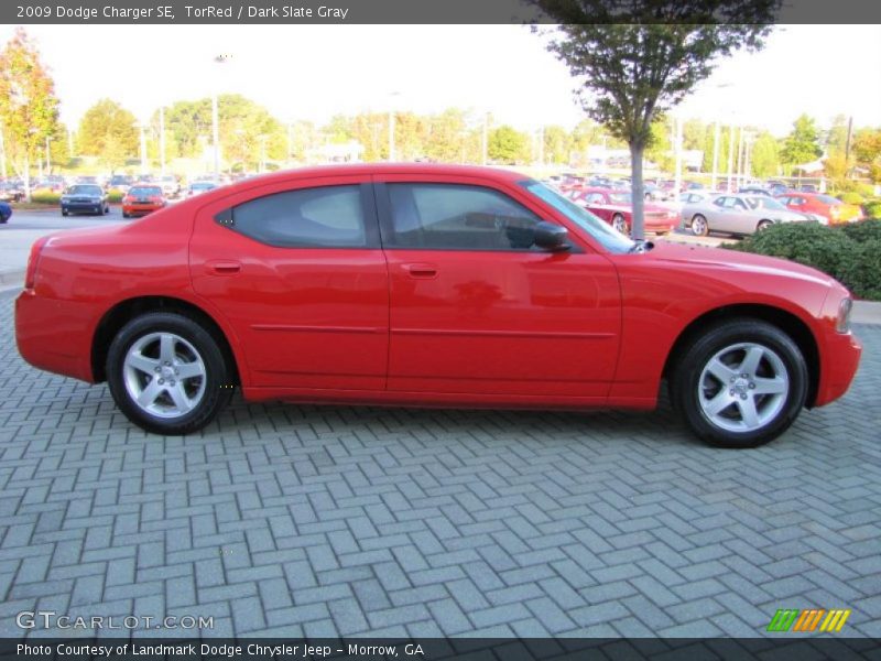 TorRed / Dark Slate Gray 2009 Dodge Charger SE