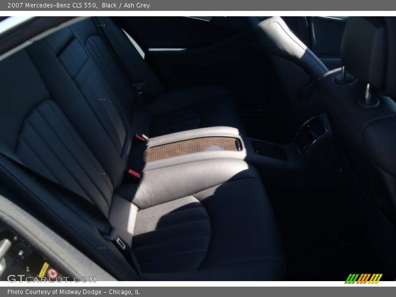 Black / Ash Grey 2007 Mercedes-Benz CLS 550
