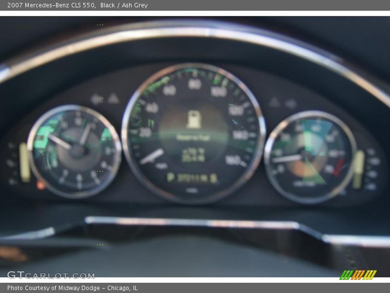 Black / Ash Grey 2007 Mercedes-Benz CLS 550