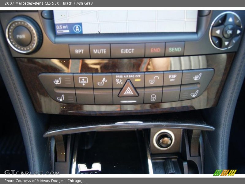 Black / Ash Grey 2007 Mercedes-Benz CLS 550