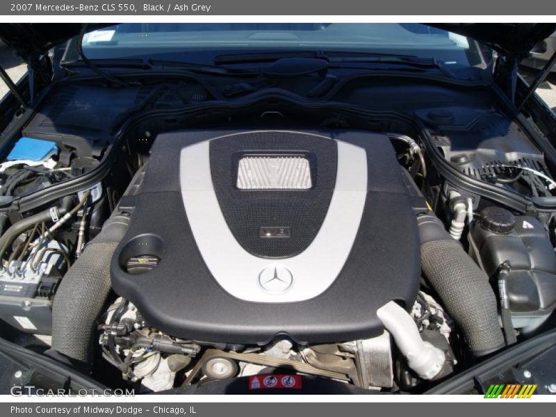 Black / Ash Grey 2007 Mercedes-Benz CLS 550