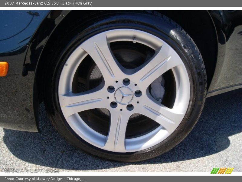 Black / Ash Grey 2007 Mercedes-Benz CLS 550