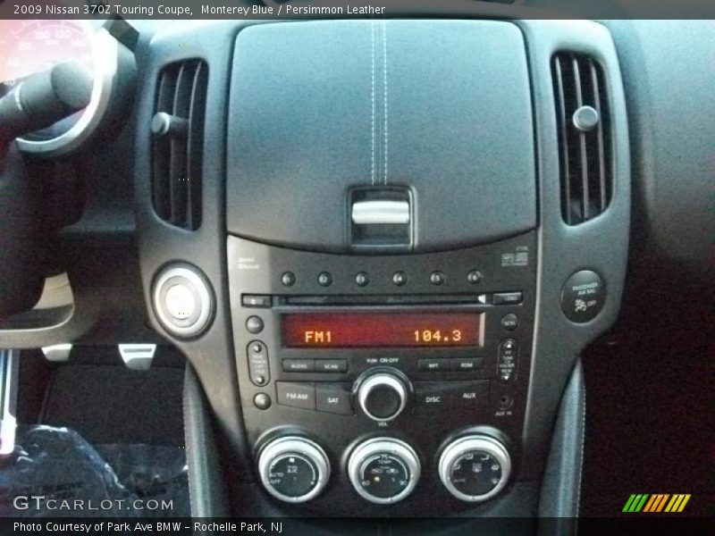 Monterey Blue / Persimmon Leather 2009 Nissan 370Z Touring Coupe