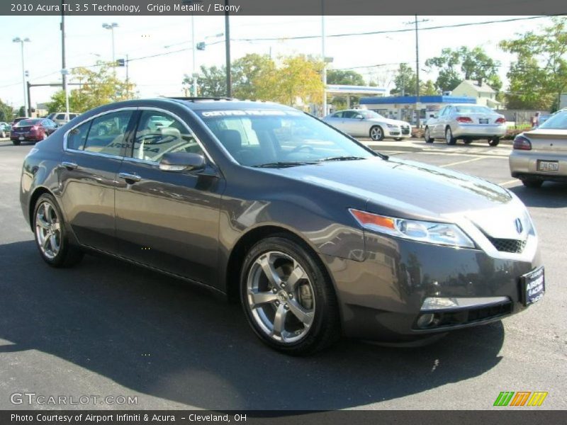 Grigio Metallic / Ebony 2010 Acura TL 3.5 Technology