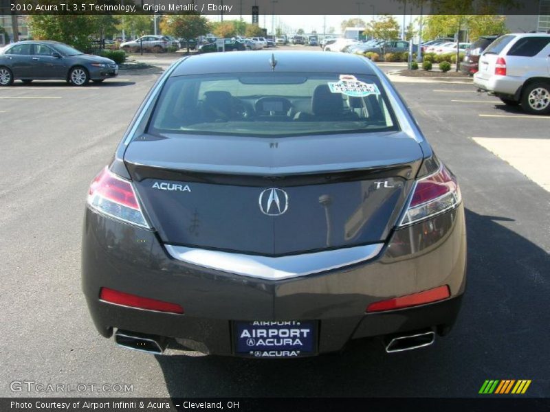 Grigio Metallic / Ebony 2010 Acura TL 3.5 Technology