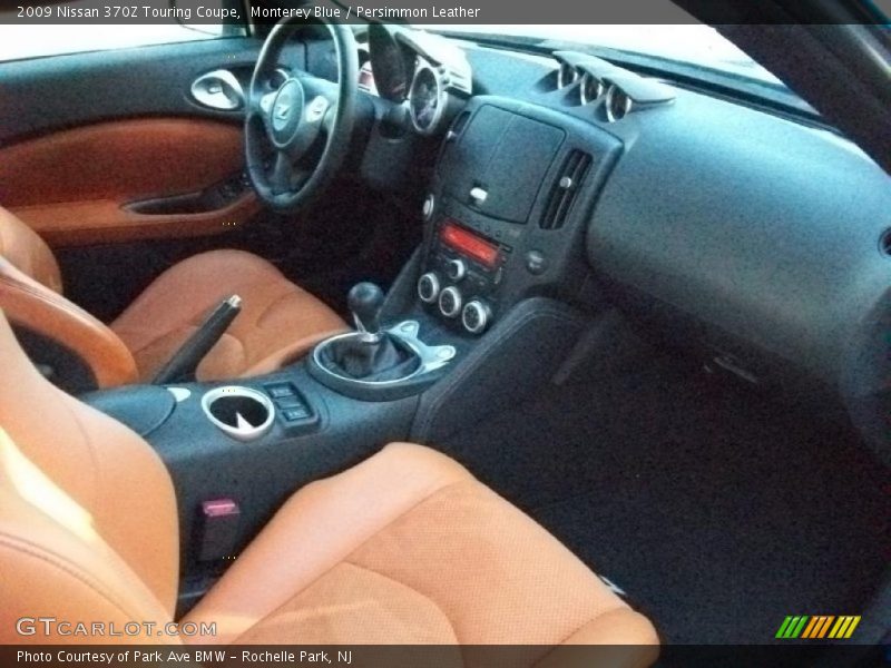 Monterey Blue / Persimmon Leather 2009 Nissan 370Z Touring Coupe