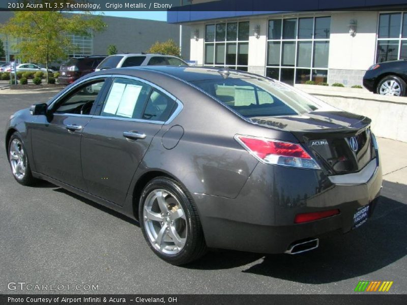 Grigio Metallic / Ebony 2010 Acura TL 3.5 Technology