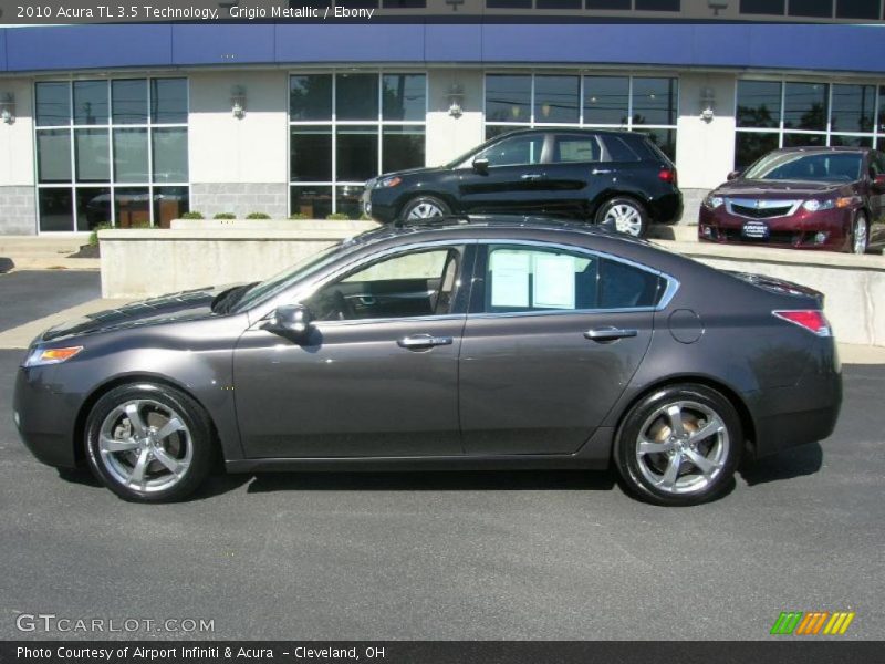 Grigio Metallic / Ebony 2010 Acura TL 3.5 Technology