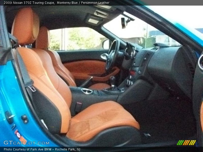 Monterey Blue / Persimmon Leather 2009 Nissan 370Z Touring Coupe