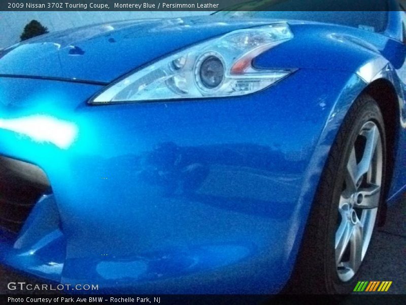 Monterey Blue / Persimmon Leather 2009 Nissan 370Z Touring Coupe