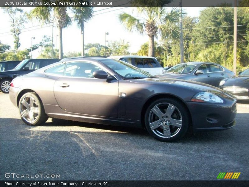 Pearl Grey Metallic / Charcoal 2008 Jaguar XK XK8 Coupe